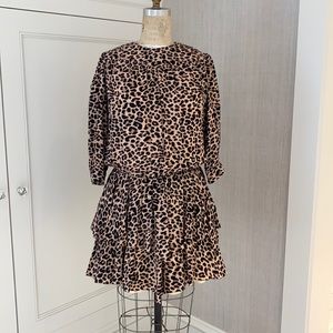 Zagid & Voltaire leopard“ Rooka print Leo” dress.